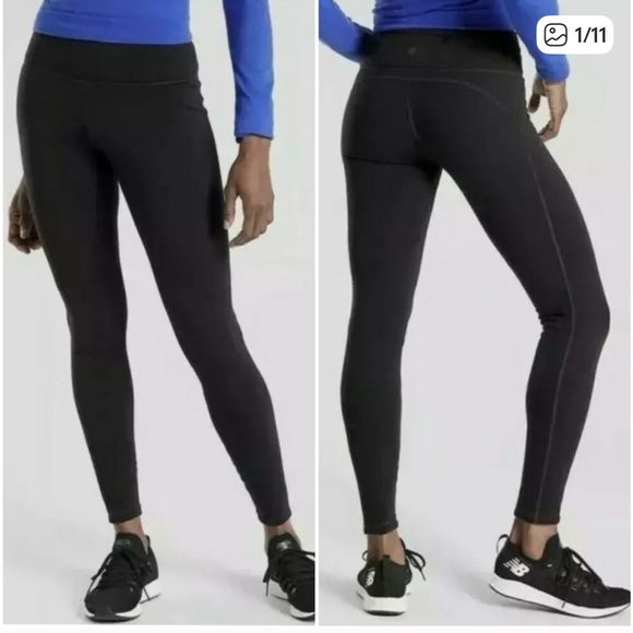 Athleta Altitude Tight in Polartec Power Stretch Legging Altitude Black S - Picture 1 of 5